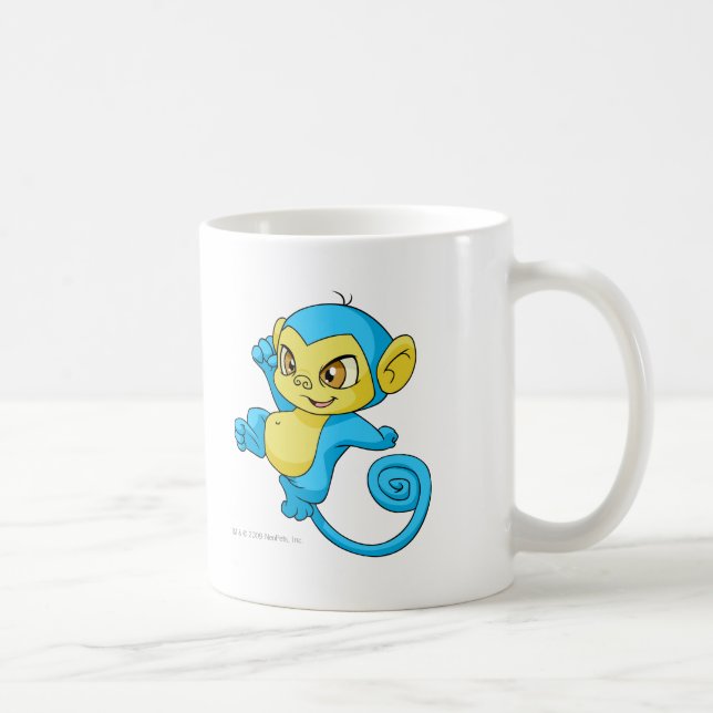 Mynci Blue Coffee Mug (Right)