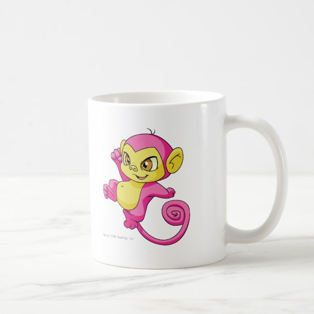 Mynci Pink Coffee Mug (Right)