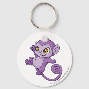 Mynci Purple Keychain