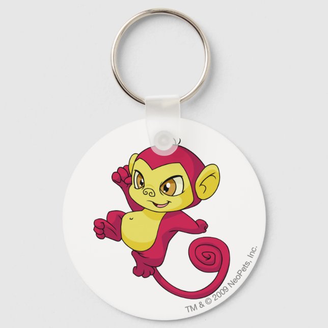 Mynci Red Keychain (Front)