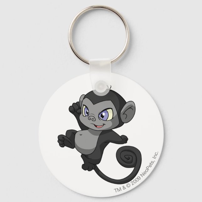 Mynci Shadow Keychain (Front)