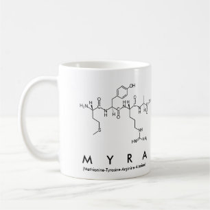 Myra peptide name mug