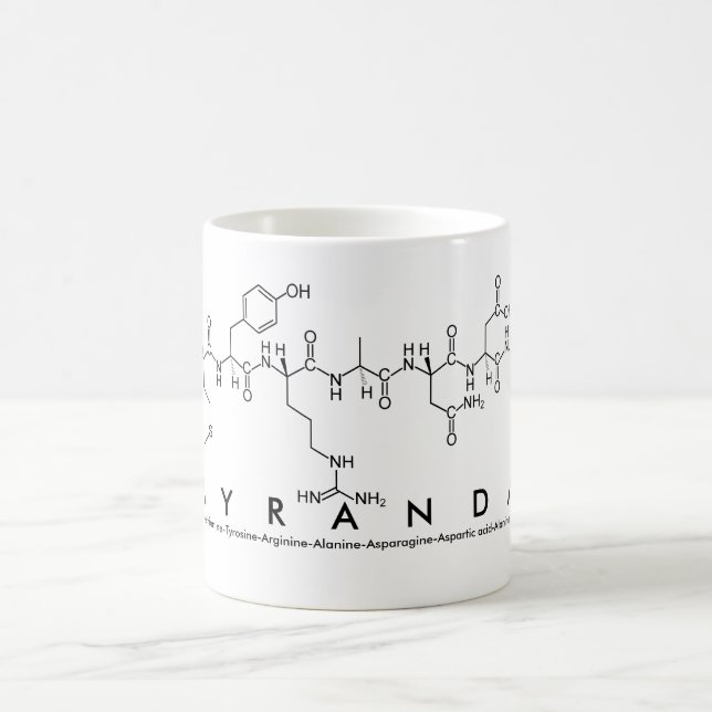 Myranda peptide name mug (Center)