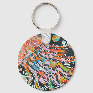 Myriad Colour Mirage Jellyfish Keychain