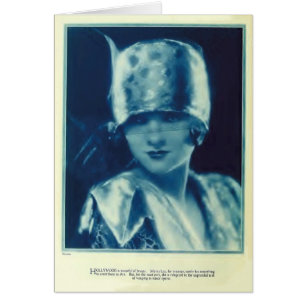 Myrna Loy 1925 cartes vintages de portrait