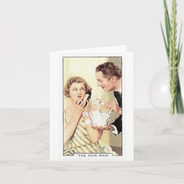Myrna Loy Thin Man Card (Front)