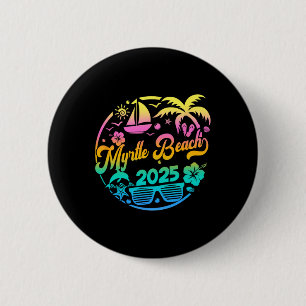 Myrtle Beach 2025 Family Vacation Beach Matching G 2 Inch Round Button