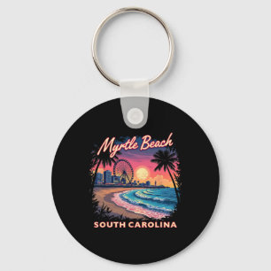 Myrtle Beach 2025 Family Vacation Holiday Summer M Keychain