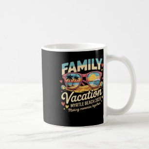 Myrtle Beach Family Vacation 2025 Matching Summer Coffee Mug