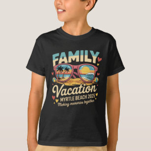 Myrtle Beach Family Vacation 2025 Matching Summer  T-Shirt