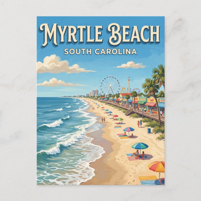 Myrtle Beach Postcard (Front)