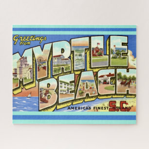 Myrtle Beach Postcard 16x20 Puzzle