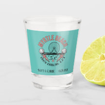 Myrtle Beach Retro Vignette  Personalized
