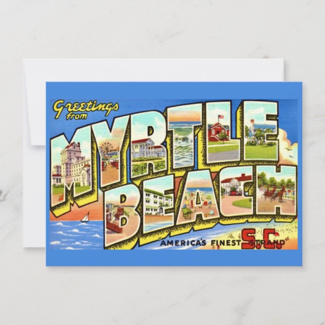 Myrtle Beach SC  Moving Announcement (Front)