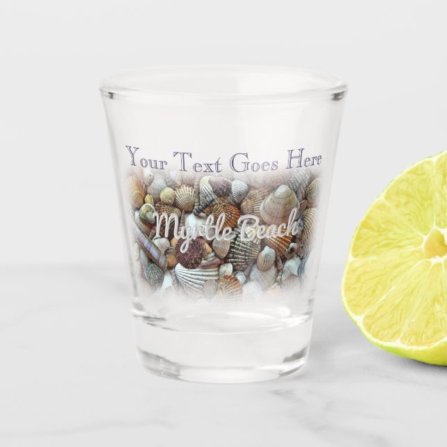 Myrtle Beach Shot Glass To Personalize (Front)