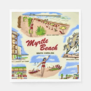 Myrtle Beach Sites Napkin