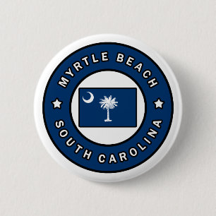 Myrtle Beach South Carolina 2 Inch Round Button