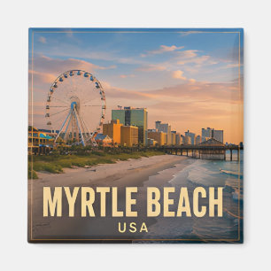 Myrtle Beach South Carolina Atlantic Coast Travel  Magnet