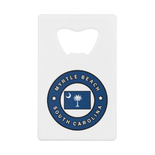 Myrtle Beach South Carolina Credit Card Bottle Opener
