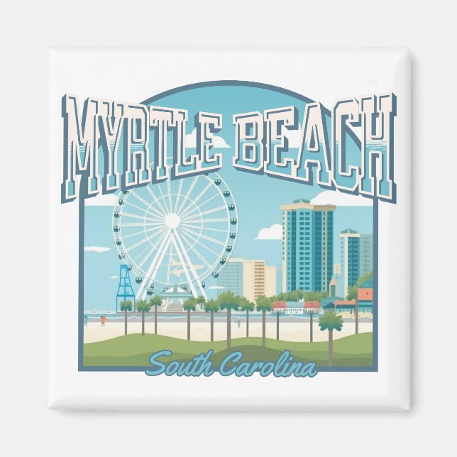 Myrtle Beach, South Carolina Magnet (Front)