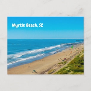 Myrtle Beach, South Carolina Ocean Waves  Postcard