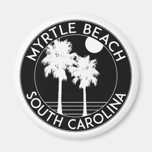 Myrtle Beach South Carolina Palms Magnet