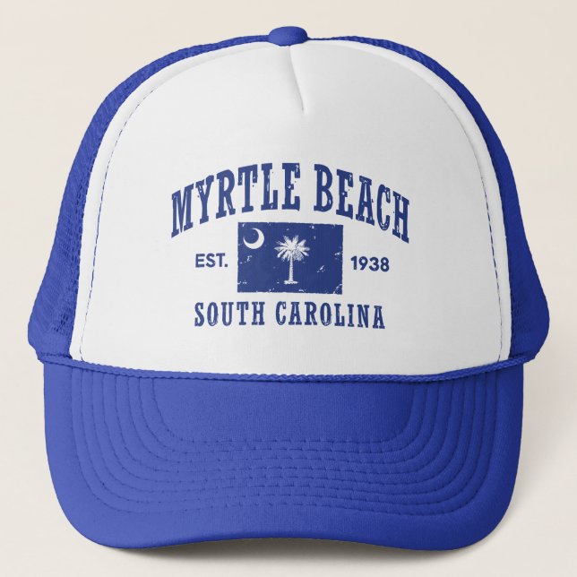 Myrtle Beach South Carolina Trucker Hat (Front)