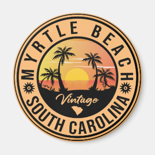Myrtle Beach South Carolina - Vintage 60s Souvenir Magnet