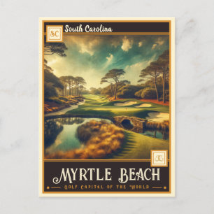 Myrtle Beach, South Carolina Vintage Postcard