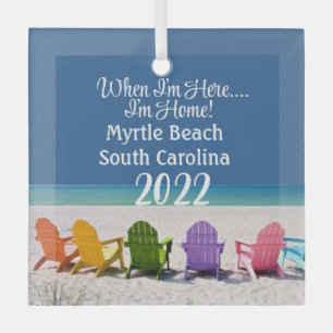 Myrtle BEACH SOUTH SC BEACH LOVER GIFT ORNAMENT
