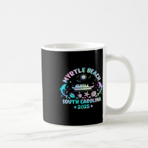 Myrtle Beach Summer Surf Dive Tie Dye Family Vacat Coffee Mug