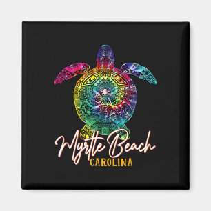 Myrtle Beach Tie Dye Sea Turtle Carolina Family Va Magnet