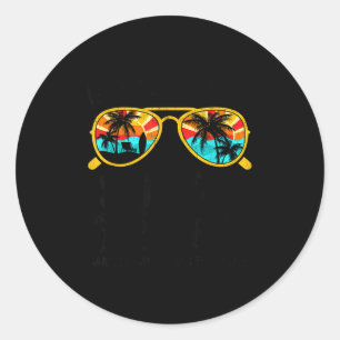 Myrtle beach vacation squad 2026 matching family classic round sticker