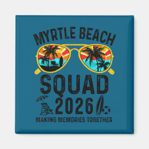 Myrtle beach vacation squad 2026 matching family magnet