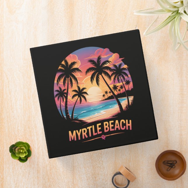 Myrtle Beach Vacation Surfer  Binder (In Situ)