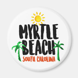 Myrtle Beach Watercolor Magnet