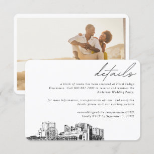 Myrtle Beach Wedding Hotel Room Block Details Enclosure Card