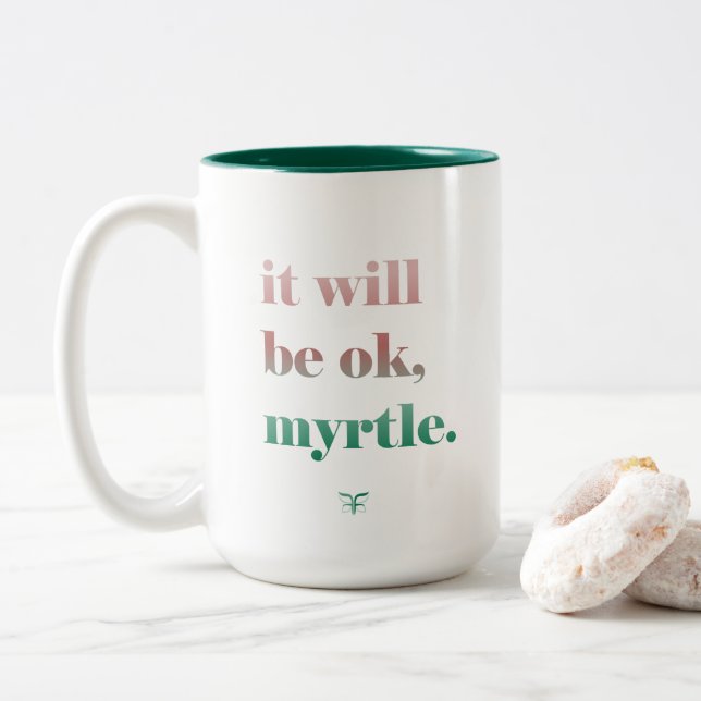 Myrtle Butterfly Mug (Avec donut)