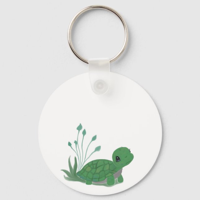 Myrtle the Turtle!  Keychain (Front)