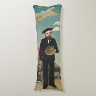Myself: Portrait – Landscape, Henri Rousseau 1890 Body Pillow