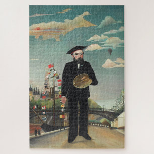 Myself: Portrait – Landscape, Henri Rousseau 1890 Jigsaw Puzzle