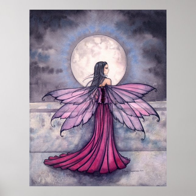Mysitc Midnight Fairy Poster Print (Front)