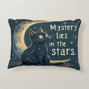 Mysteries Lie in the Stars – Cosmic and Mystical Accent Pillow