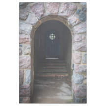 Mystérieuse porte bleue