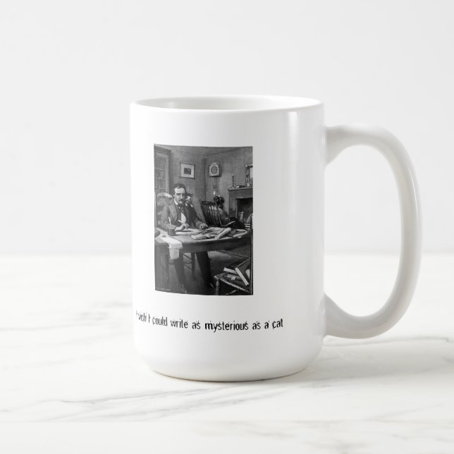 Mysterious As a Cat Mug (Right)