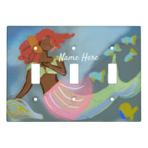 Mysterious Black Brown Mermaid
