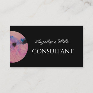 Mysterious black business card