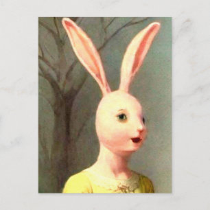 Mysterious Bunny Girl Postcard