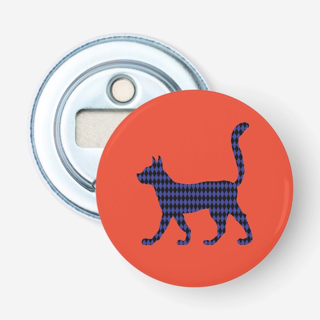 Mysterious Cat Bottle Opener (Front)