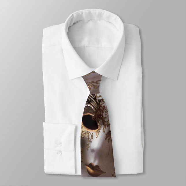 Mysterious Costume From the Carnival of Venice Tie (Tied)